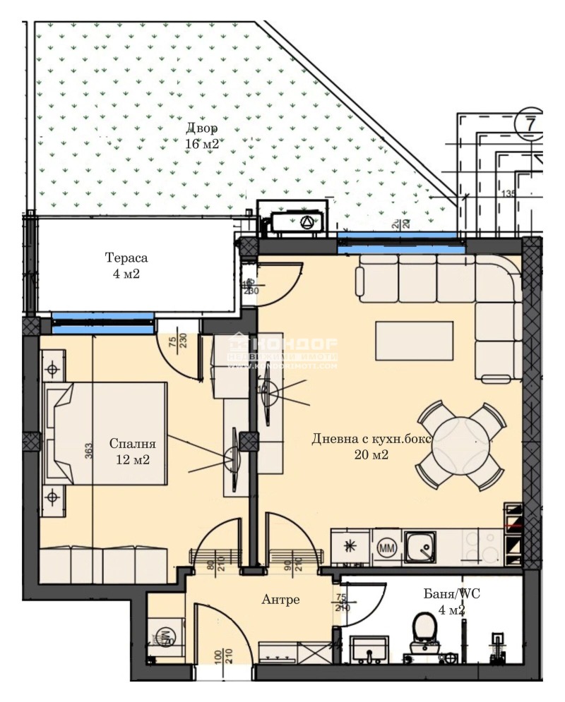 À venda  1 quarto Plovdiv , Karchiiaka , 76 m² | 79990910 - imagem [4]