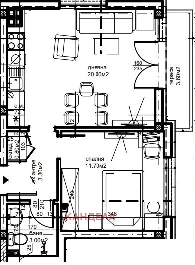 Продава 2-СТАЕН, гр. Пловдив, Прослав, снимка 3 - Апартаменти - 54215772