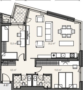 Продава 3-СТАЕН, гр. София, Манастирски ливади, снимка 5 - Апартаменти - 55393968