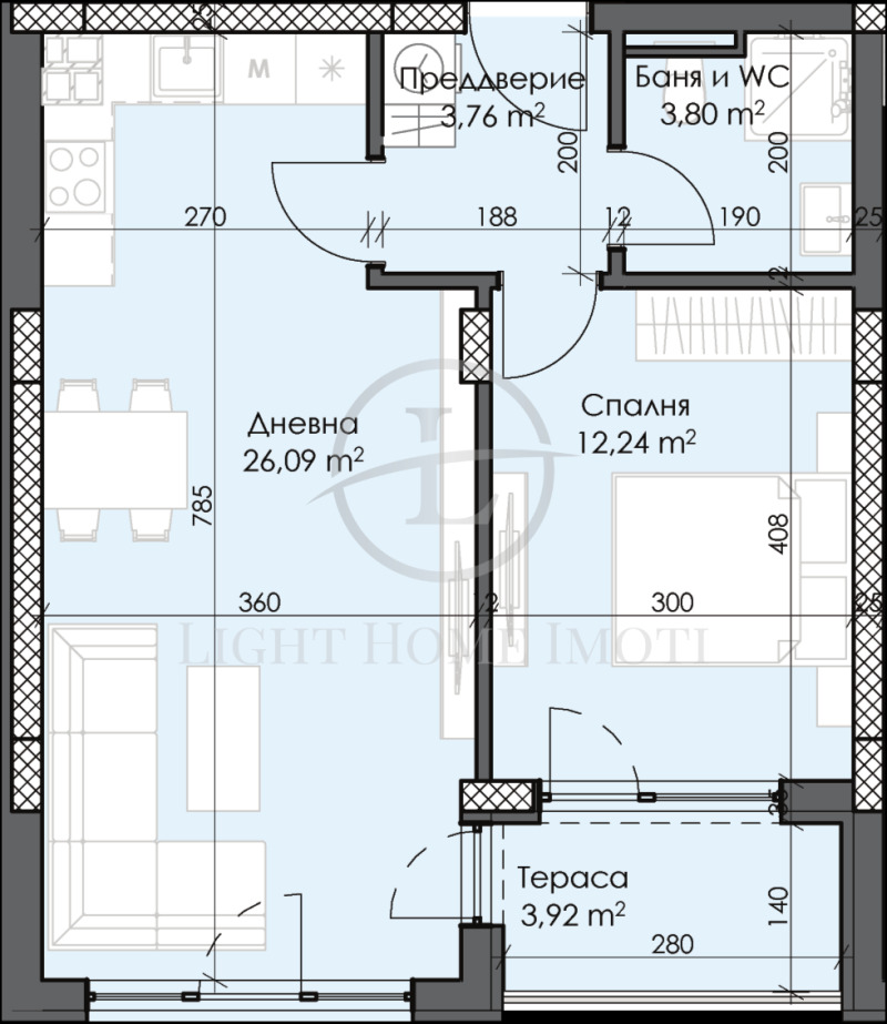 Продава  2-стаен град Пловдив , Тракия , 70 кв.м | 76098163 - изображение [7]