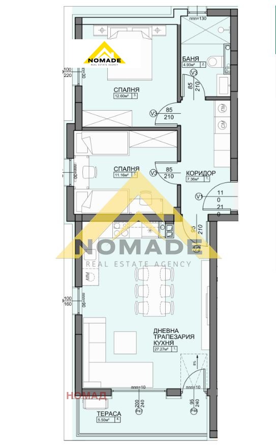 Продава 3-СТАЕН, гр. Пловдив, Остромила, снимка 5 - Апартаменти - 54063815