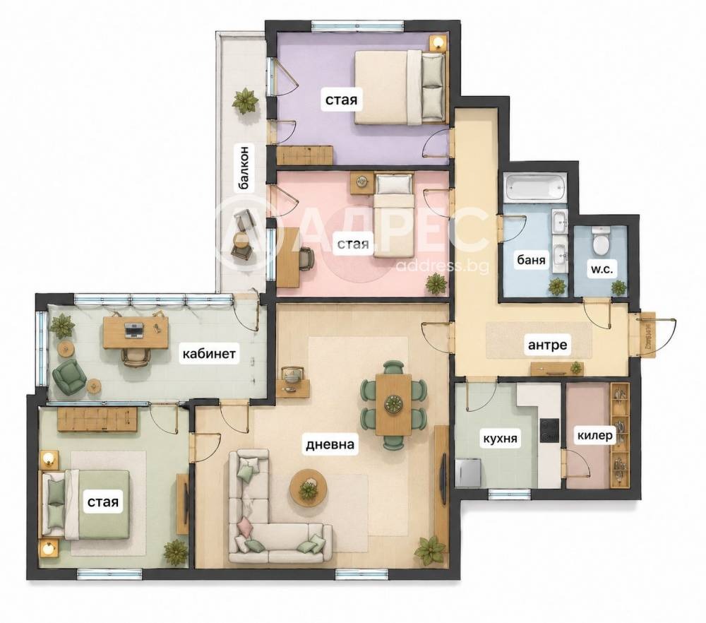 Продава МНОГОСТАЕН, гр. София, Иван Вазов, снимка 4 - Апартаменти - 55218240