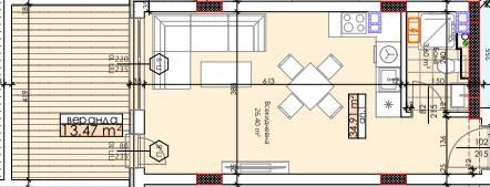 Продава 1-СТАЕН, гр. Пловдив, Тракия, снимка 2 - Апартаменти - 52373775