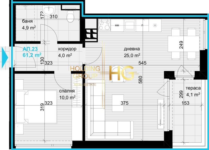 Продава  2-стаен град Варна , Аспарухово , 68 кв.м | 67194204 - изображение [4]