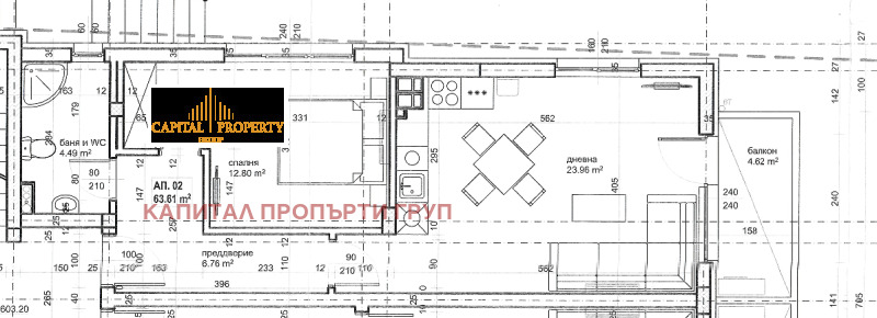 Продается  1 спальня София , Банкя , 81 кв.м | 36849945 - изображение [4]