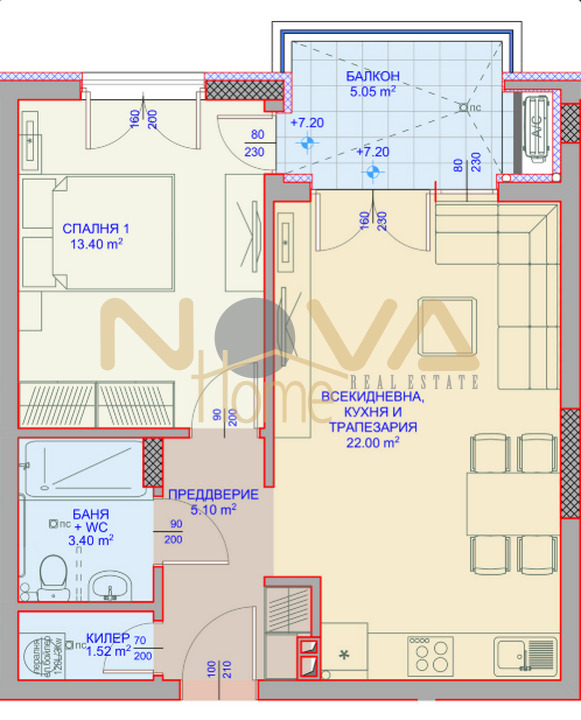Продава 2-СТАЕН, гр. Варна, Аспарухово, снимка 4 - Апартаменти - 53255930