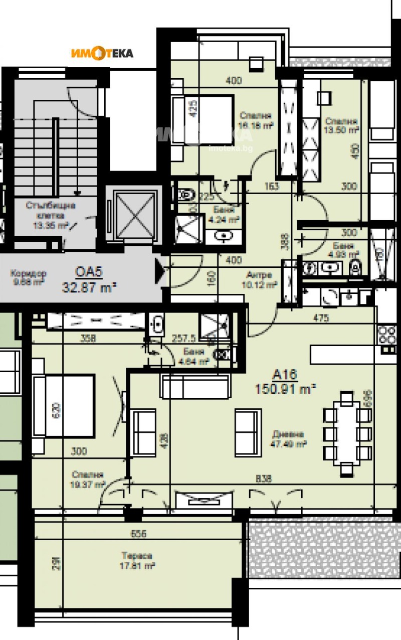 Продава  3-стаен град Варна , Бриз , 171 кв.м | 97827599 - изображение [2]