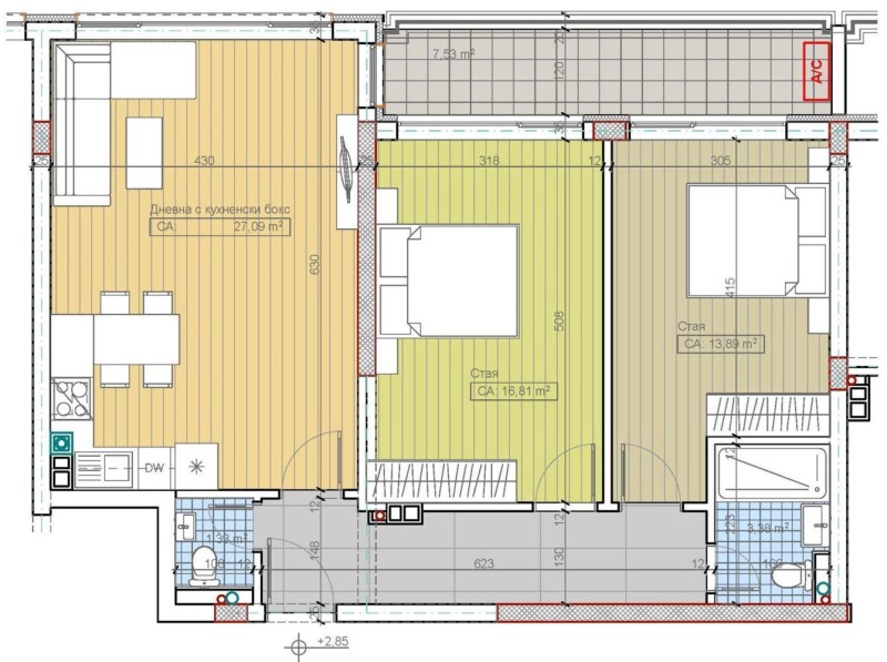 Продава 3-СТАЕН, гр. София, Бояна, снимка 1 - Aпартаменти - 47720564