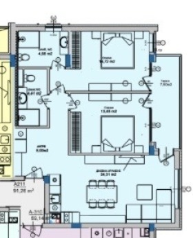Продава 3-СТАЕН, гр. Свети Влас, област Бургас, снимка 14 - Апартаменти - 54913980