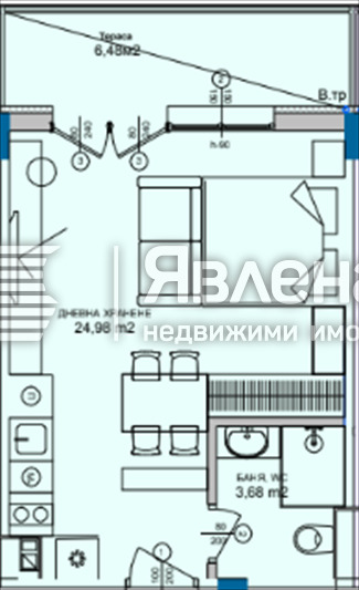 Продава 1-СТАЕН, гр. Свети Влас, област Бургас, снимка 9 - Апартаменти - 53714125
