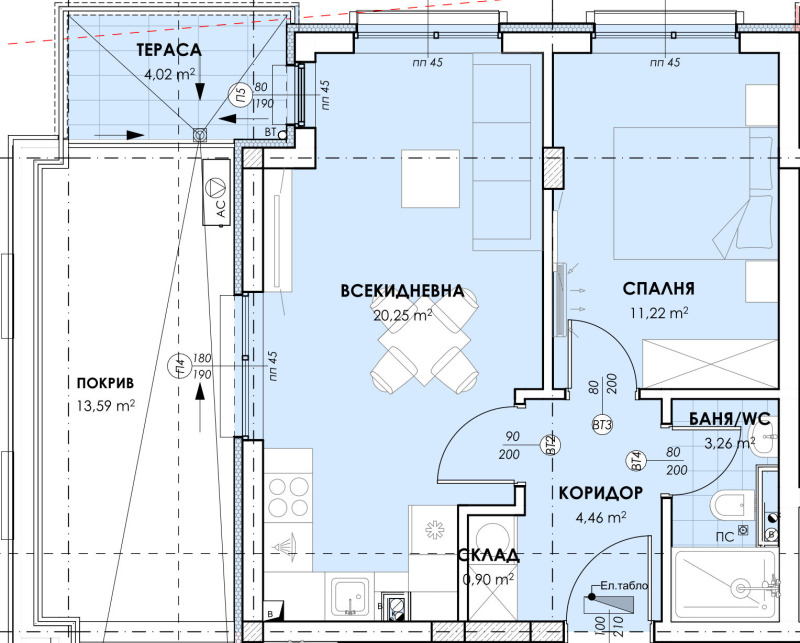 Продава 2-СТАЕН, гр. Пловдив, Южен, снимка 4 - Апартаменти - 52399880