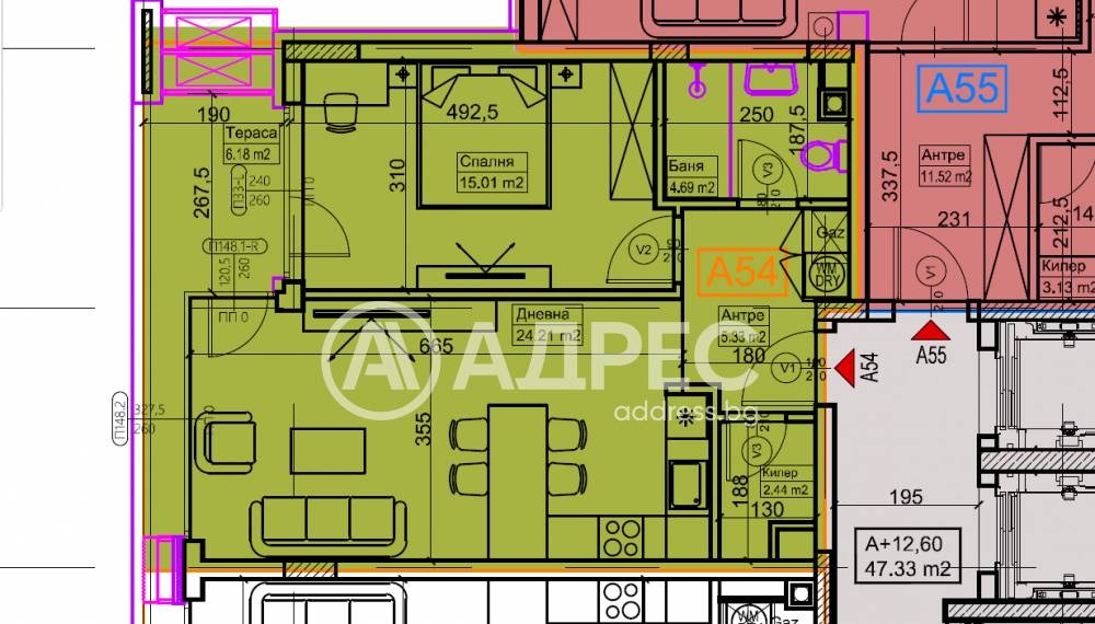 Продава 2-СТАЕН, гр. София, Кръстова вада, снимка 3 - Апартаменти - 54200975