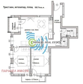 3-стаен град Пловдив, Кючук Париж 3