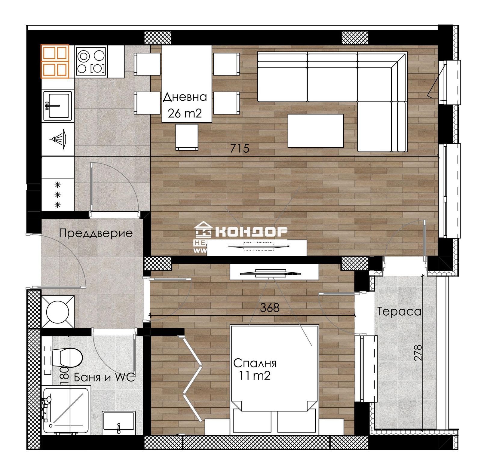 Продава 2-СТАЕН, гр. Пловдив, Въстанически, снимка 2 - Апартаменти - 49954856