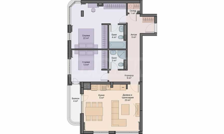 Продава 3-СТАЕН | Imot.bg — изображение 2