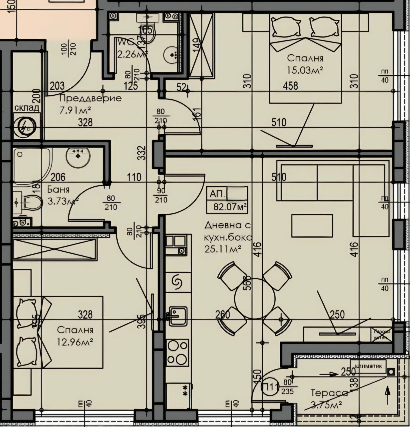 Продава 3-СТАЕН, гр. София, Малинова долина, снимка 2 - Апартаменти - 54040516