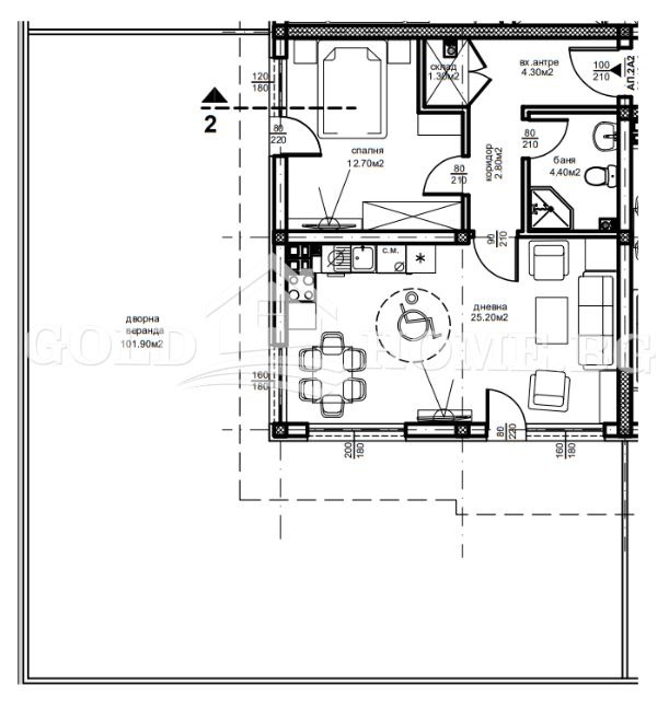 Продава 2-СТАЕН, гр. Пловдив, Остромила, снимка 3 - Апартаменти - 55199888