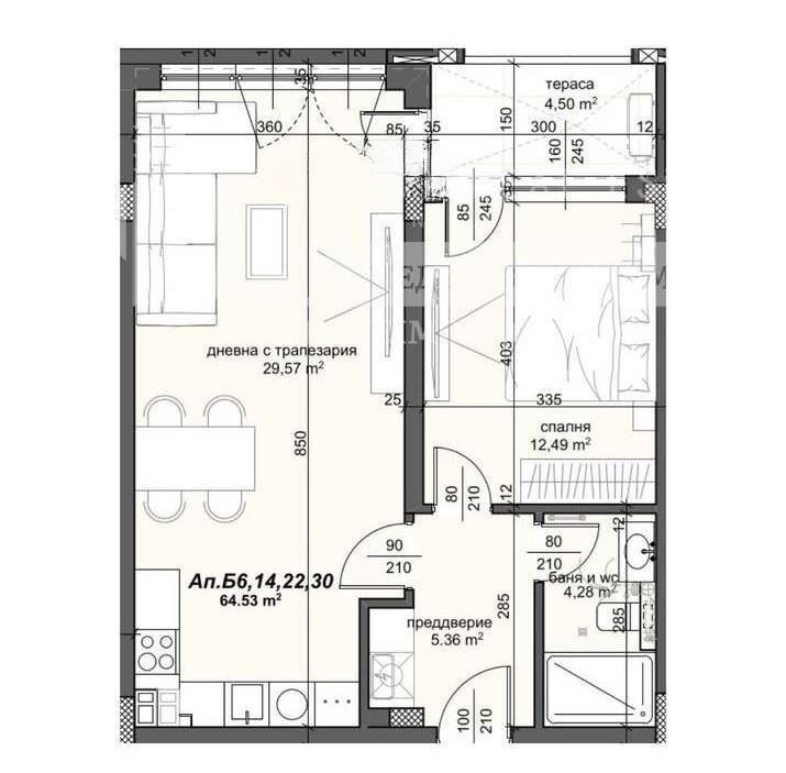 Продава 2-СТАЕН, гр. Пловдив, Тракия, снимка 2 - Апартаменти - 55797856