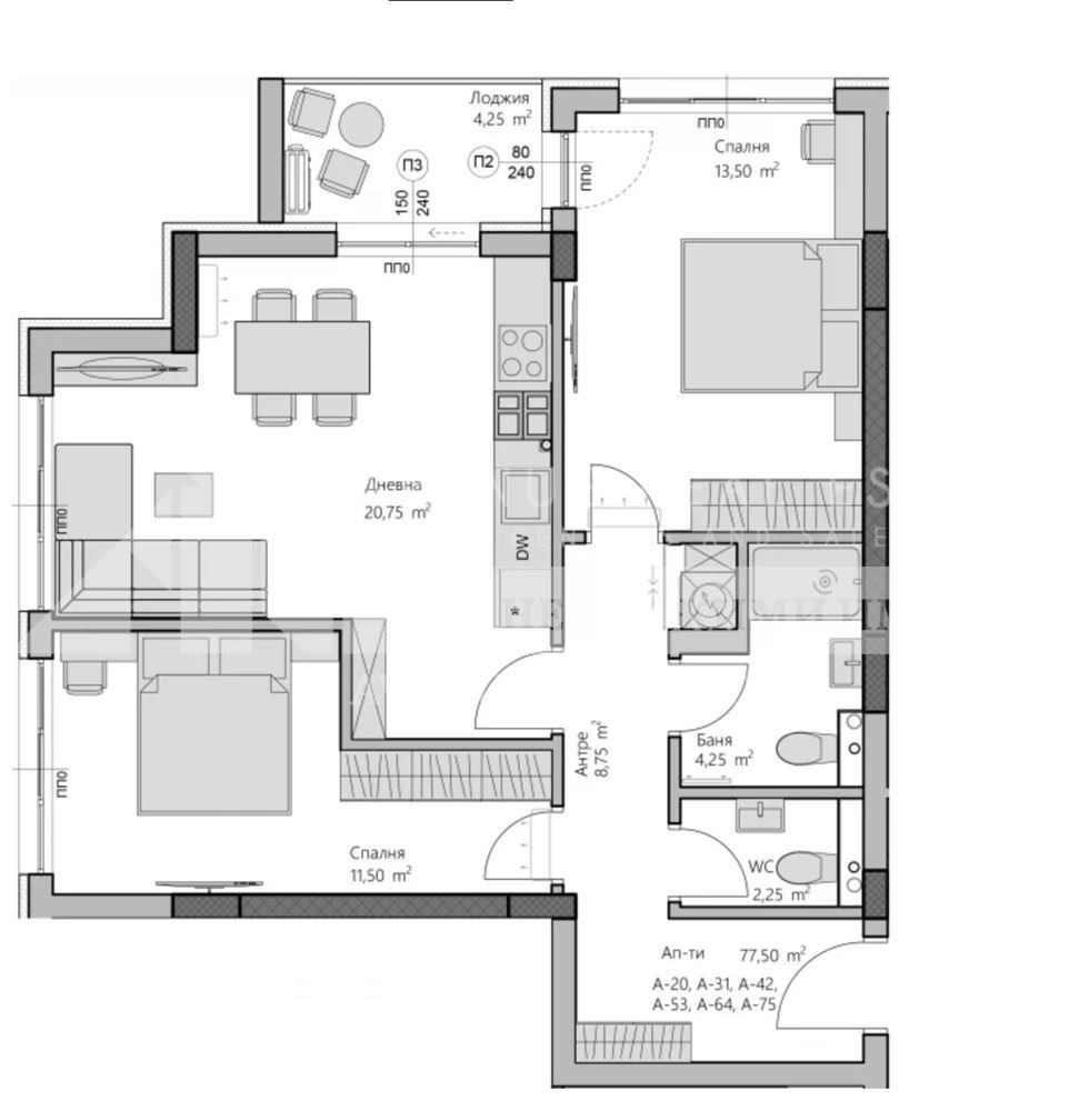 Продава 3-СТАЕН, гр. Пловдив, Христо Смирненски, снимка 2 - Апартаменти - 51599384