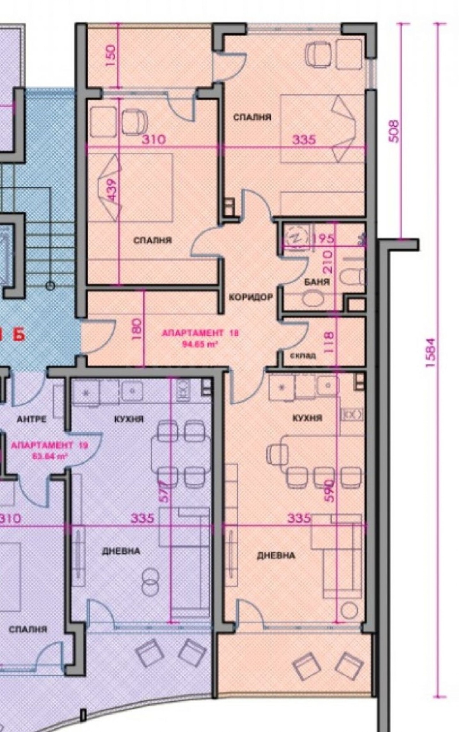 Продава 3-СТАЕН, гр. Поморие, област Бургас, снимка 2 - Апартаменти - 54037867
