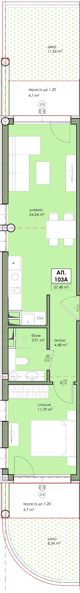 Продава  2-стаен област Бургас , гр. Несебър , 75 кв.м | 80475087 - изображение [2]