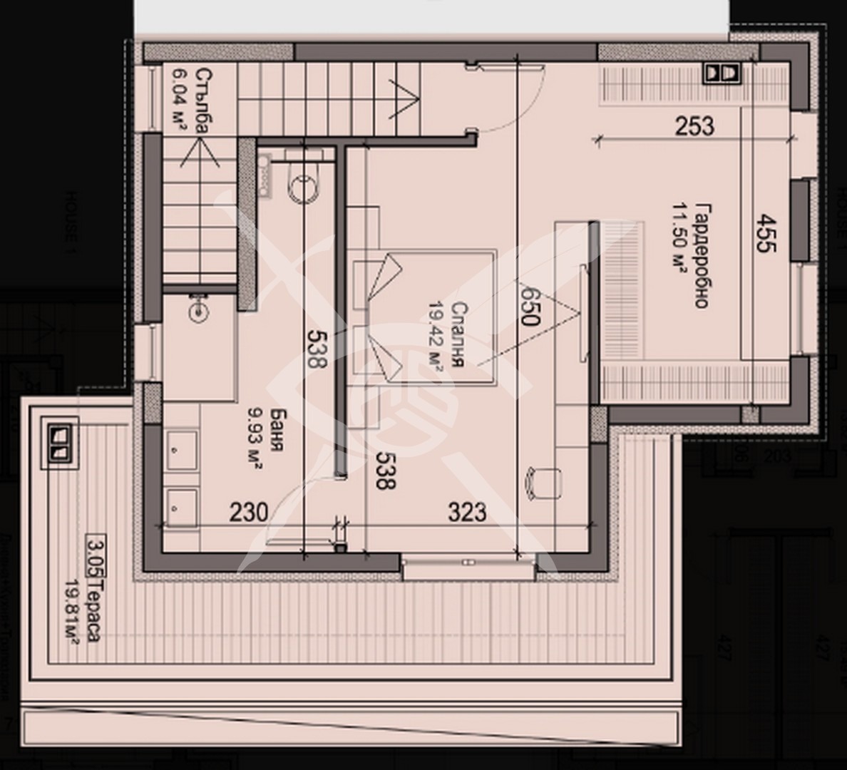 Продава КЪЩА, гр. София, Драгалевци, снимка 3 - Къщи - 54114213