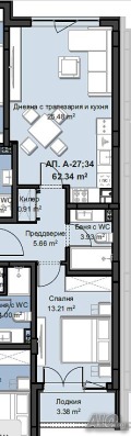 Продава 2-СТАЕН, град Пловдив, Христо Смирненски • 124992 € / 244463.10 лв. • 53218283 2