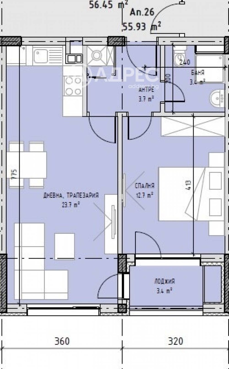 Продава 2-СТАЕН, гр. София, Малинова долина, снимка 2 - Aпартаменти - 47676968