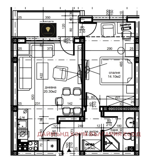 Продава 2-СТАЕН, гр. Пловдив, Южен, снимка 2 - Апартаменти - 53147716