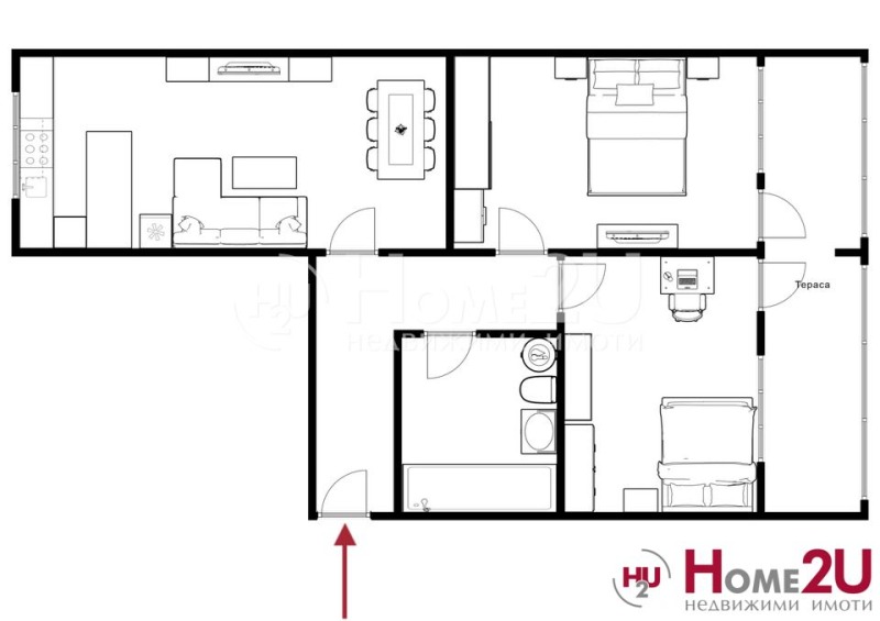 Продава  3-стаен град Пловдив , Тракия , 79 кв.м | 59142988 - изображение [10]