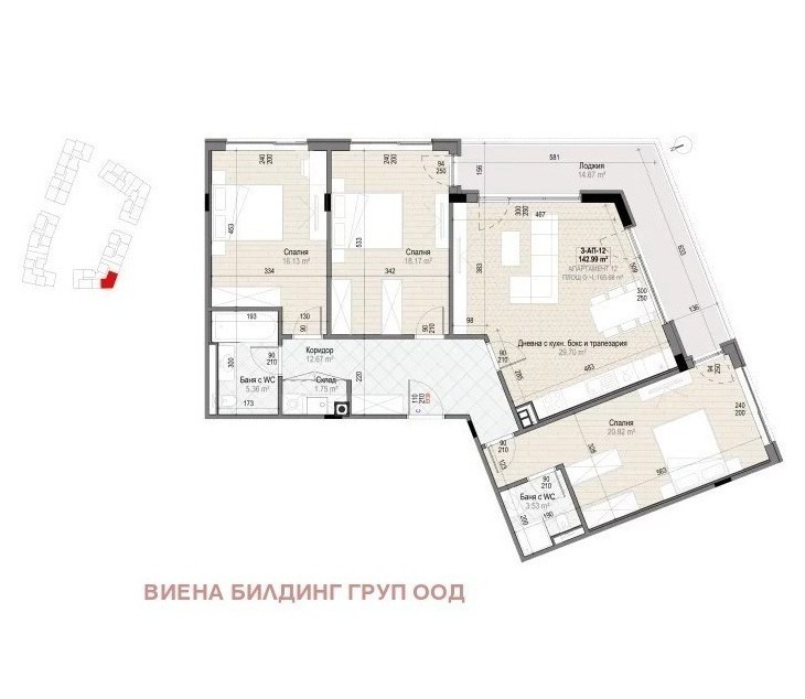 Satılık  3 yatak odası Pernik , Iztok , 165 metrekare | 34486676