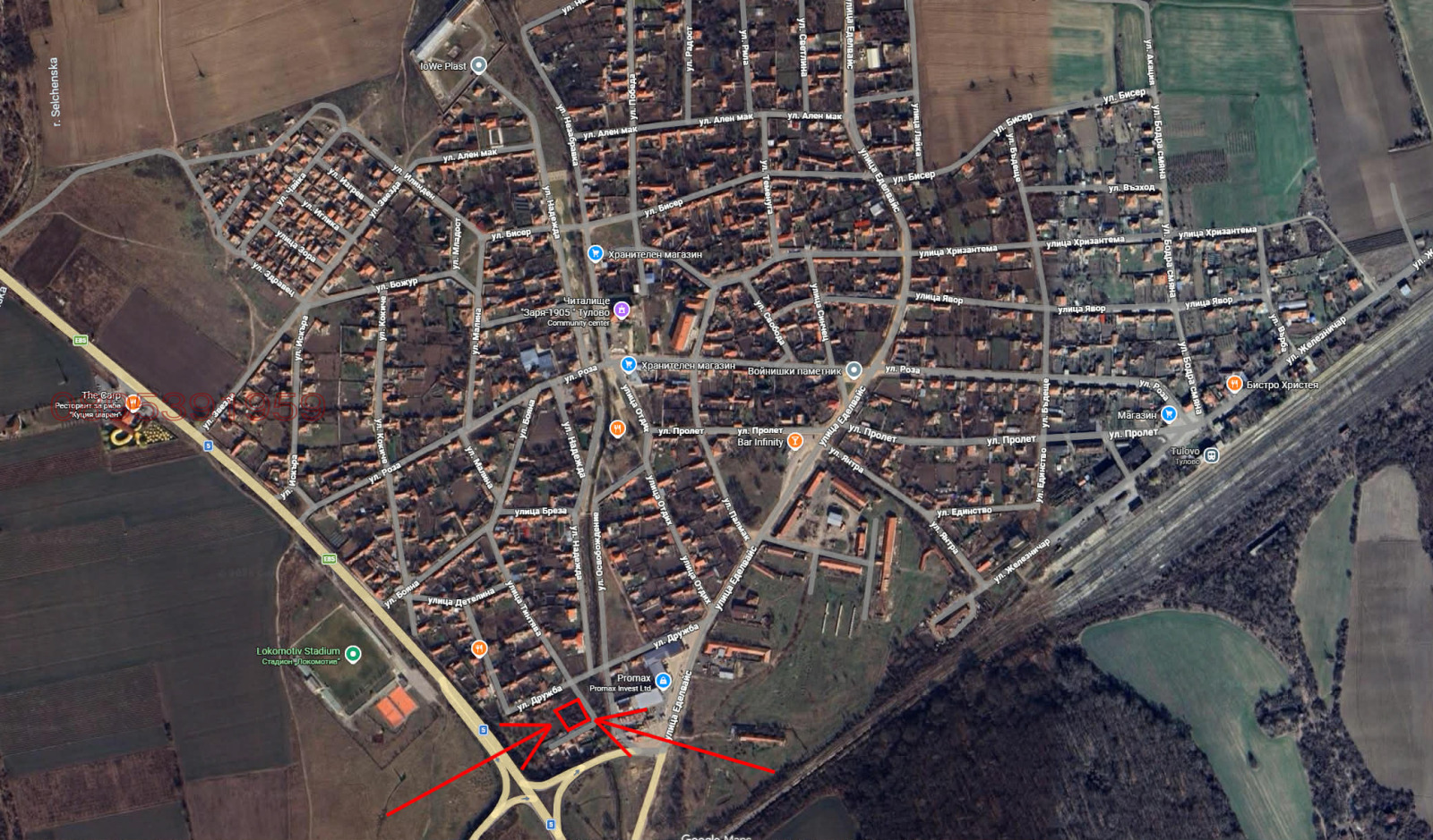 Продава ПАРЦЕЛ, с. Тулово, област Стара Загора, снимка 2 - Парцели - 54150278