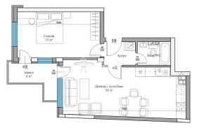 1 Schlafzimmer Hristo Smirnenski, Plowdiw 14