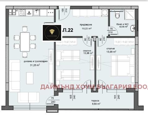 Продава 3-СТАЕН, гр. Пловдив, Център, снимка 2 - Aпартаменти - 48204526