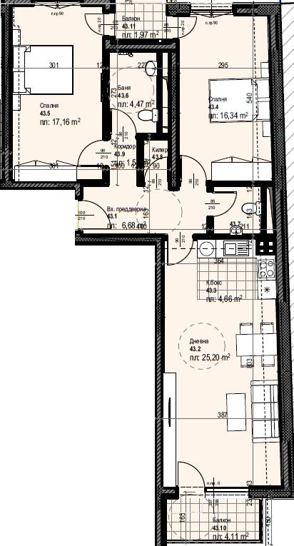 Na prodej  2 ložnice Plovdiv , Karšijaka , 105 m2 | 94922814 - obraz [3]