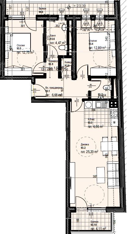 Na prodej  2 ložnice Plovdiv , Karšijaka , 105 m2 | 94922814 - obraz [4]