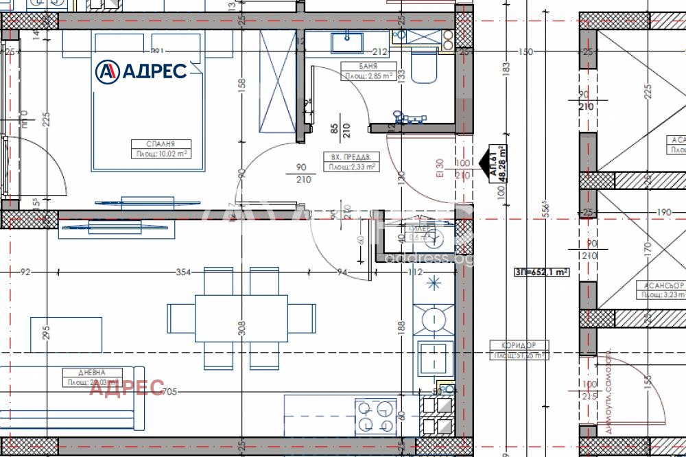 Продава 2-СТАЕН, гр. Варна, Владислав Варненчик 1, снимка 3 - Апартаменти - 54136020