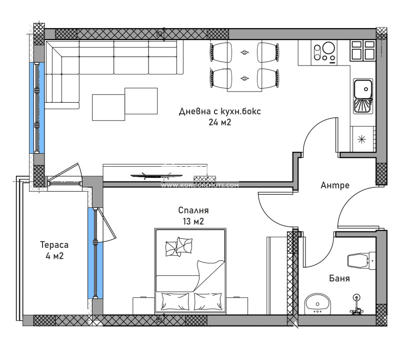 Продава 2-СТАЕН, гр. Пловдив, Въстанически, снимка 4 - Апартаменти - 52747068