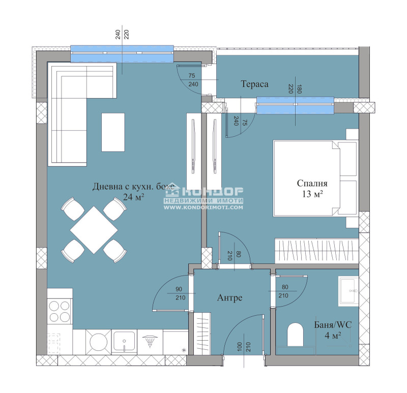 En venta  1 dormitorio Plovdiv , Vastanicheski , 65 metros cuadrados | 18082408 - imagen [5]