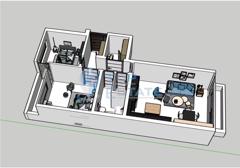 Продава 3-СТАЕН, гр. Велико Търново, Бузлуджа, снимка 3 - Апартаменти - 49722485