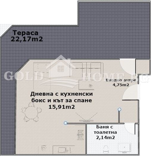 Продава 1-СТАЕН, гр. Пловдив, Кючук Париж, снимка 2 - Aпартаменти - 47025809