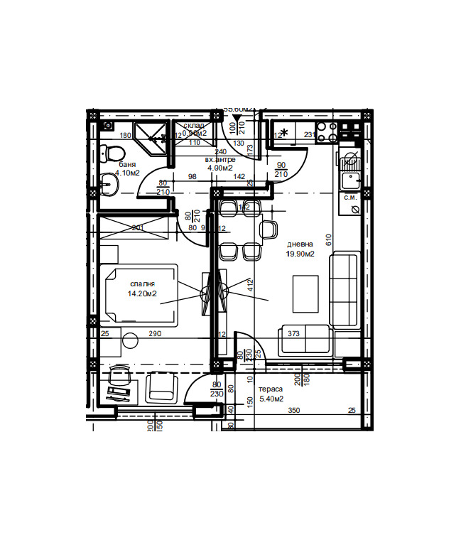 Продава 2-СТАЕН, гр. Пловдив, Южен, снимка 5 - Апартаменти - 55056927