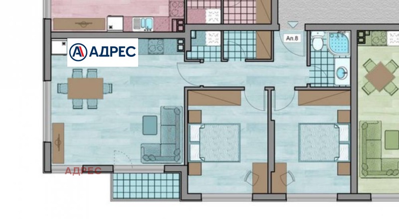 Eladó  2 hálószobás Varna , Briz , 95 négyzetméter | 77104781 - kép [4]