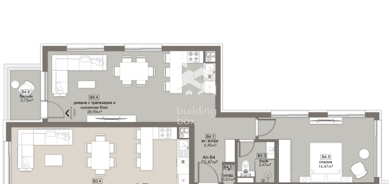Eladó  1 hálószoba Sofia , Ljulin 5 , 86 négyzetméter | 10209388 - kép [2]