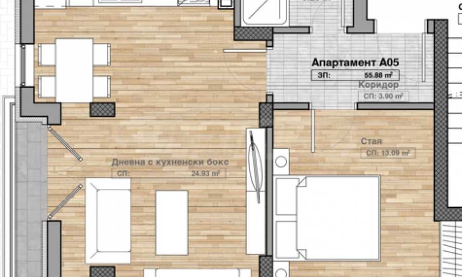 Продава 2-СТАЕН, гр. София, Манастирски ливади, снимка 3 - Апартаменти - 55142981