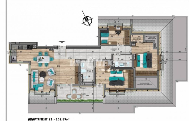 Satılık  3+ yatak odası Sofia , Studentski grad , 155 metrekare | 78926827 - görüntü [9]