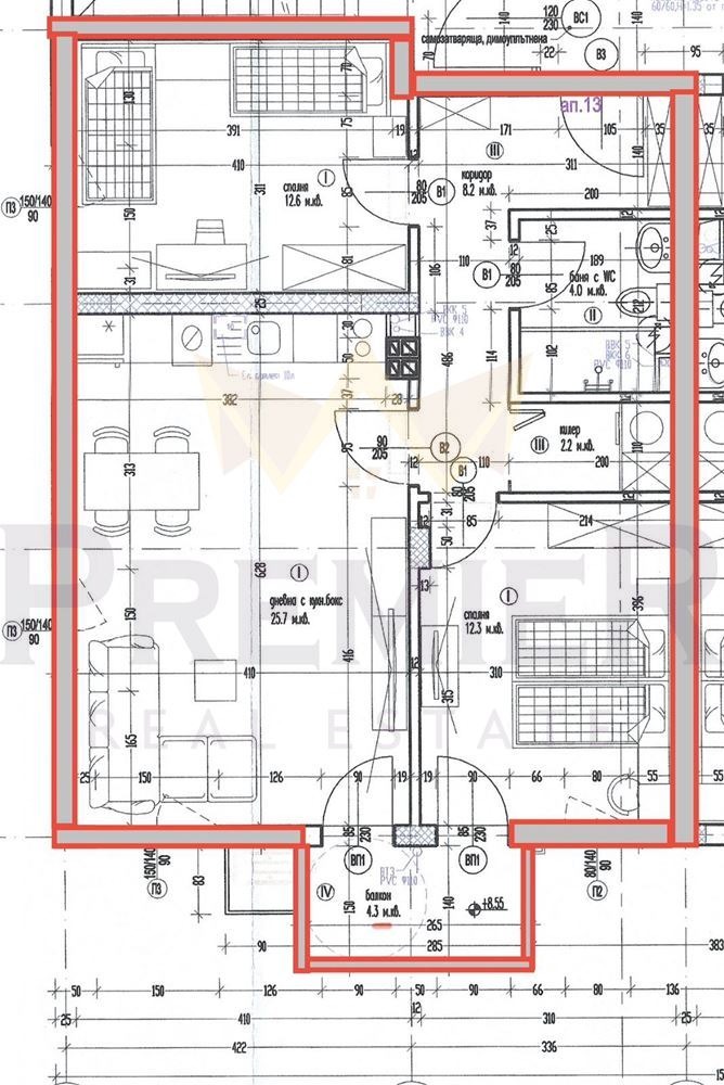 Продается  2 спальни Варна , Левски 1 , 89 кв.м | 63915567 - изображение [2]