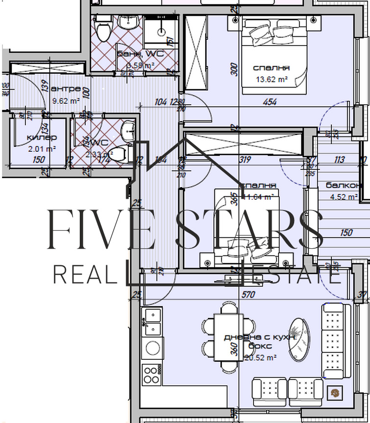 Продава 3-СТАЕН, гр. Варна, Изгрев, снимка 5 - Апартаменти - 54106448