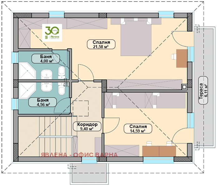 Продава  Къща област Варна , с. Приселци , 158 кв.м | 83104789 - изображение [3]