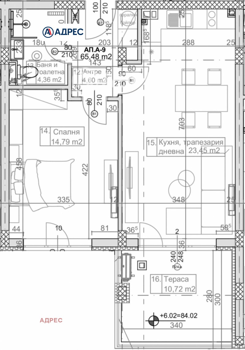 Продава 2-СТАЕН, гр. Варна, к.к. Слънчев ден, снимка 2 - Апартаменти - 53280480